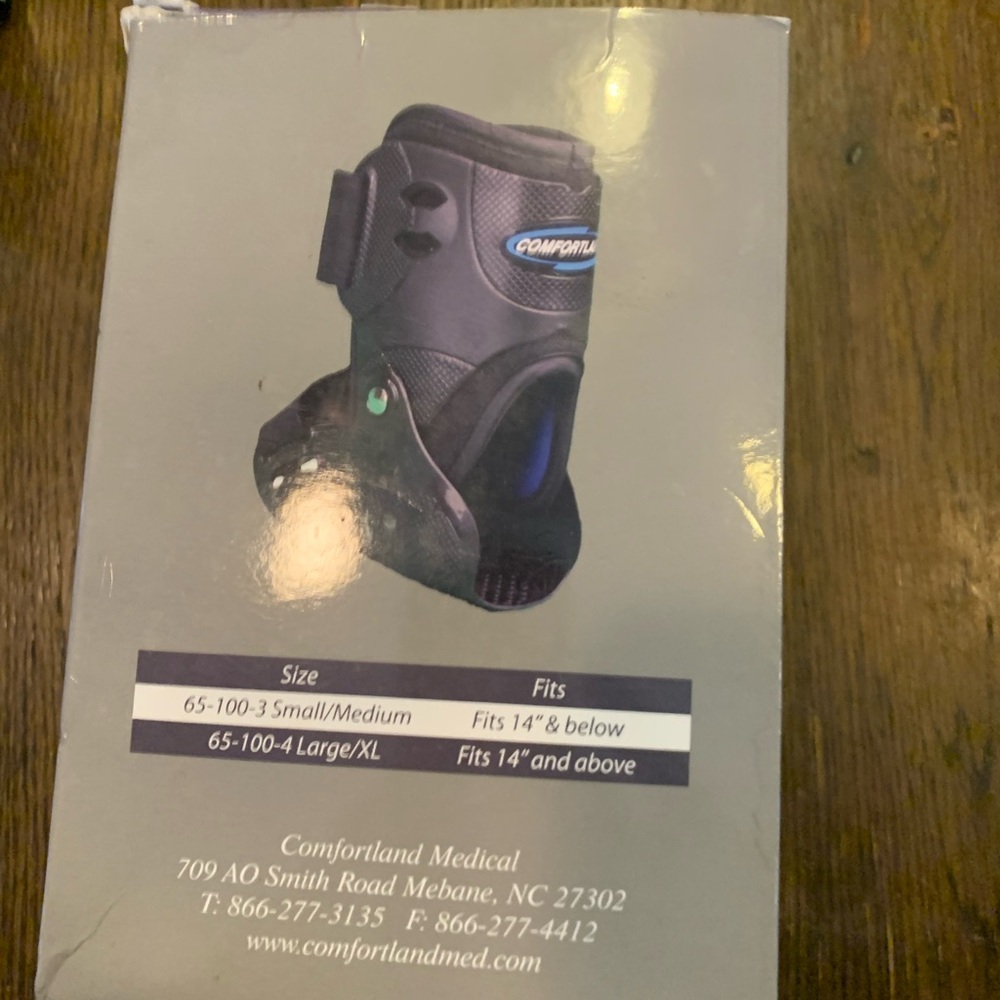 Legend Ankle Brace Black. Fits either left or right foot. - Picture 4 of 6